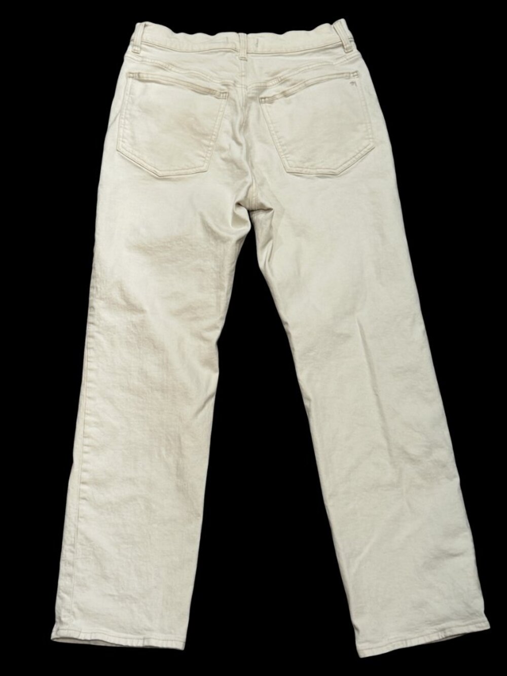 Madewell The ’90s Straight Jean White Wash Size 30 Women’s 10 High Rise Denim - Picture 5 of 7